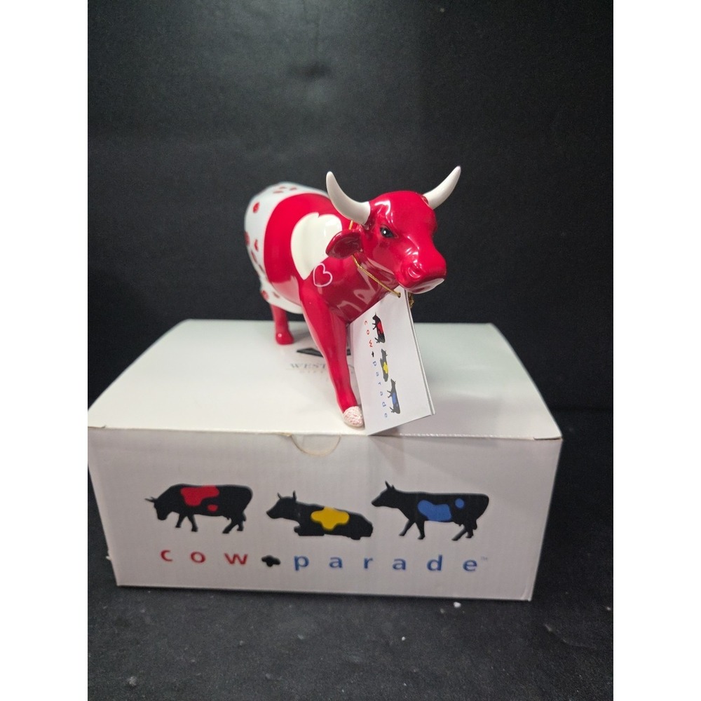 Cow Parade Udder Romance Figurine, Westland Giftware, #9152, Box/Tag - Picture 3 of 9